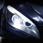 BMW 7시리즈 링마커 엔젤아이 교체형 LED H8 램프 80W : 주주파츠