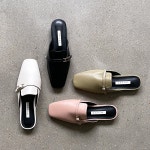 JA-J3198여성 블로퍼 로우굽1cm 슬리퍼 : 비알상사