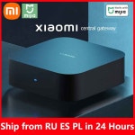 최신 Xiaomi 스마트 중앙 허브 게이트웨이 4 Wi Fi 블루투스 5GHz 10/100Mbps 이더넷 Mijia 홈 앱 원격 제어와 함께 작동 : 용빠오