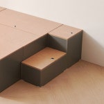 침대수납 스텝 오픈형 발판 보조계단 수납장 : 찐이다