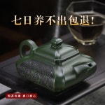 명품 자사호 450cc 이싱 수제 비취 녹니 복운만가 차주전자 : 차의 정원