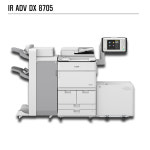 캐논 IR ADV DX 8705 복합기 (프린트 스캔 팩스 복사 당일설치 사무기기) : 캐논프린터스토어