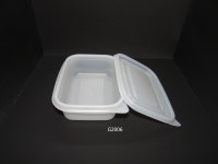죽용기 G2006(소) 일회용 사각 포장용기 650ml (400개) : 소풍더하기