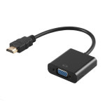 HDMI to RGB VGA 변환 컨버터 변환젠더 듀얼 모니터 연결 잭 : 레알몰 스토어