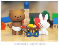 Fluffy House 플러피하우스 Nappy Bear 피규어 : 토이리퍼블릭