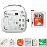 씨유메디칼시스템 자동심장충격기 AED 벽걸이 스탠드 보관함 세트 CU-SP1 Plus : 제이메디