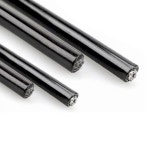 코팅와이어 국산 PE 와이어로프 1m 검정 와이어줄 코팅선 과수용 2mm/4.2mm : 에스앤자재