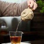 명품 자사호 260cc 이싱 수제 단니 다이아몬드형 차주전자 : 차의 정원