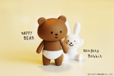 플러피하우스 : Nappy Bear 아트토이 피규어 : 토이리퍼블릭