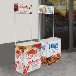 휴대용 접이식 가판대 매대 시식 스탠드 행사 플리마켓 : 쁘미온