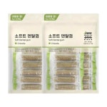 바우와우 무마진 소프트덴탈 270g(30개) x 2개세트 바나나/블루베리/클로렐라 : 엔터펫