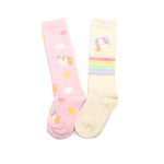 포니반장 국산 아동 유니콘 니삭스 아기 반양말 유아 반타이즈어 키즈 여아 초등 학생 주니어 : 오른발왼발