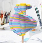 나무 우드 원목 장난감 회전 스핀 롤리팝 힐링 무지개 놀이 도구 (CA0844) : 캐빈보이 CABIN BOY