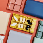 슬라이드 휴대용 약통 알약케이스 알약보관통 비상용약통 여해용약통 영양제통 : 해피수수