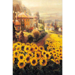 [보석자수] W3D 해바라기마을 50x70cm : 더십자수