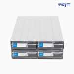 COMAD코메드 CMD-404 조립형 매직박스 멀티박스 투명서랍장 : 코메드