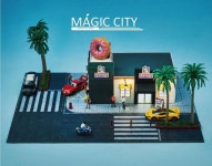 1:64 Magic City 매직시티 American Street View Donut Shop 디오라마 : 소다망고샵