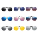 야간운전안경레이저 클립 선글라스 무테 다각형 여성용 편광 접이식 운전 주 안경 : 롤스하우스