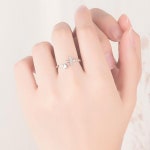 십자가반지 여성 위한 디자인 조정 가능 크로스 링 실버 매력 하트 반지 웨딩 솔리드 주얼리 선물 : 롤스하우스