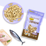 뽀로로 맛있는 고양이스낵 참치&닭고기 40g 고양이이빨 과자 간식 : 올코
