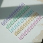 셀프 제본 30공 루즈링 10mm 12mm 5color 클릭 바인더링 루즈리프 : 엠티케이몰