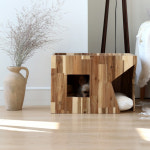 아늑한 원목 고양이 애견 강아지집 개집 숨숨집 (하우스만) : 코코도도