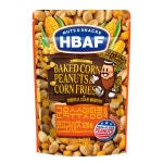 HBAF 바프 땅콩 120g 5종 모음전 (허니로스티드 카라멜 군옥수수 와사비 외) : HBAF