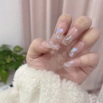 에스엠라지 붙이는 인조손톱 오로라 파츠 네일팁 : 에스엠라지