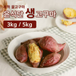 [윤식단 생고구마] 세척고구마 해남 꿀고구마 베니하루카 고구마3kg 고구마5kg : 윤식단