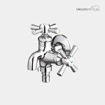 대림바스 DL-G4541 왕십자 두갈래 냉수 온수 수도꼭지 : 디에스대성하우징