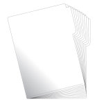 소호리빙 A4 L홀더 인덱스 간지 화일 파일 고투명 10매입 : 소호리빙