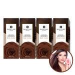 살롱클리닉 셀프 염색약 저자극 새치 커버 쇼콜라브라운(자연갈색) (4개) : 퓨워닛