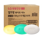 알뜨랑비누 그린 130g 80개입 1박스 대용량 업소용 : 제이엘상사