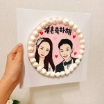 웨딩테이블 결혼식 신혼집들이 레터링케이크 셀프웨딩 팝아트 신혼인테리어 소품 액자 제작 : 진티처상점