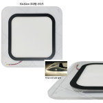 캠핑카 LED 메인중앙등 [ZHS-001] 1호 30x30cm 8W 흰색 12V 카라반 : 엑스알브이