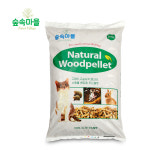 숲속마을 우드펠렛 목재 고양이 모래 화장실 안식처 20kg : DS Market
