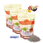 태흥F&G 작물엔 복합비료1kg-3봉 친환경 텃밭 주말농장 균형성장 내병성강 모든식물용 : 광림아그로