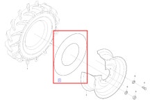 대동 트랙터 타이어 튜브 9.5-16 [순정품번 : T4340-43761] : 대동 스토어