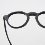 애쉬컴팩트 안경 루트 C1 블랙 빈티지 크라운 판토 검정 남자 뿔테 안경테 : 핫선글라스