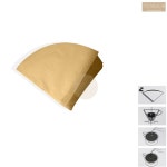 40매 커피 거름 종이 필터 여과지 1인 2인 홈 카페 핸드드립 용품 : 요즘살림