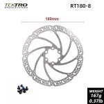 자전거 브레이크 부품 TEKTRO자전거 로터 160180203mm 산악 자전거 유압 디스크 브레이크 MTB 도로 접이식, 사이클링 : 오봉컴퍼니