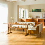 미네 리빙다이닝 6인 고무나무 원목 코너형 식탁세트(소파2) : 레트로 하우스