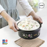 국산 1250도 세라믹 하이라이트 뚝배기 계란찜 미니 가마도상 내열냄비 프로방스 소 : 리빙캐슬