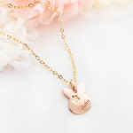 14k 18k 토끼띠 베이비 미아방지 아기 목걸이/ 학생금목걸이 : 아이앤유쥬얼리