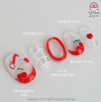 프롬더네일 빨간맛 6종세트 레드 시럽젤네일 : 단지네 네일가게