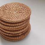 라탄티코스터 찻잔받침 컵받침 커피 인테리어 소품 8cm 10cm : 예동마켓