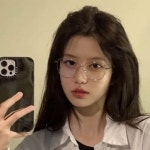 얼굴큰사람안경 도수없는안경 대두안경 사무용 금테 : 오리너스