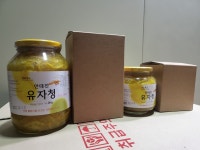 유기농유자와 유기농 설탕으로 담은 안태진 유자청 유자차 1kg : 안태진 유기농 농장