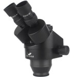 초정밀 광학현미경 생물 과학실험  38MP HDMI 디지털 USB 현미경 카메라, 3.5X-90X Simul-Focal 삼안 스테레오 납땜 수리 산업 : 파도스