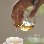 [다도 다기] 예향원 핸드메이드 수정유리 메이플라워 공도배 숙우 P-890 : 예향원